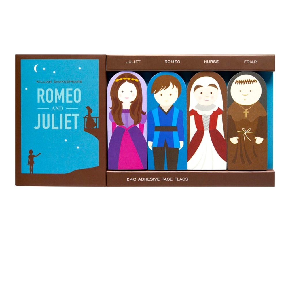 Romeo and Juliet Adhesive Page Flags